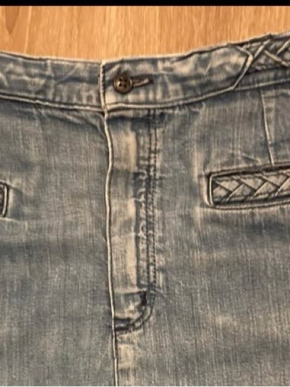 Vintage Wrangler Women's Skirt Unique Braided Boho 90s